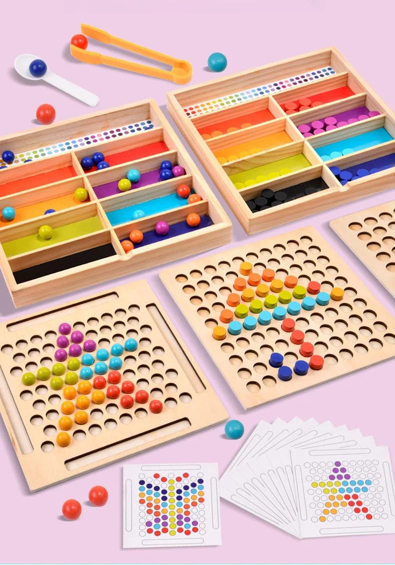 Juego de clasificacion y motora fina